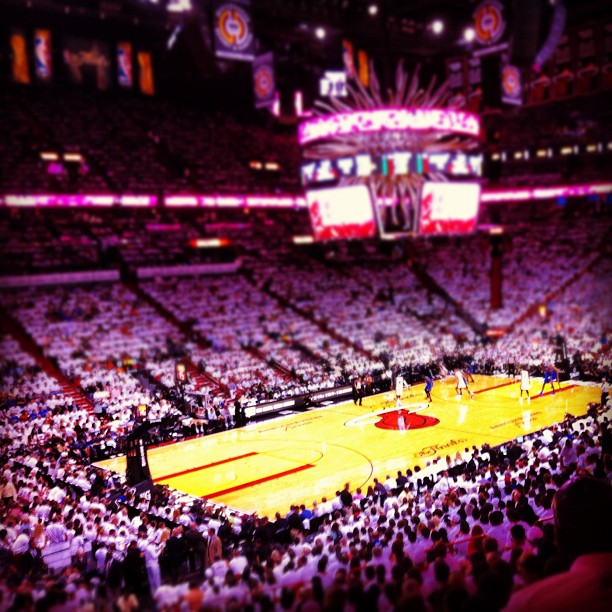 AmericanAirlines Arena in Downtown Miami
