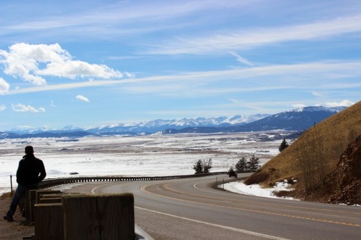 Colorado 185 overlooking South Park, Colorado