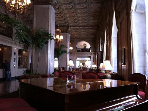 Brown Hotel Lobby in Louisville, KY