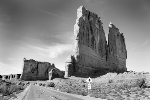 Courthouse Tower at Arches National Park - Moab, Utah