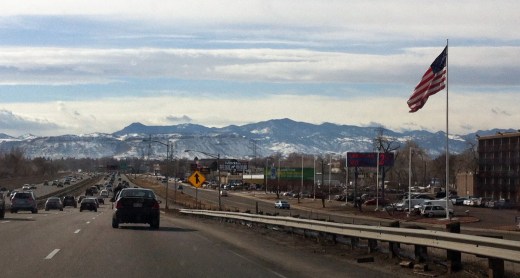 Rockies overlooking Denver