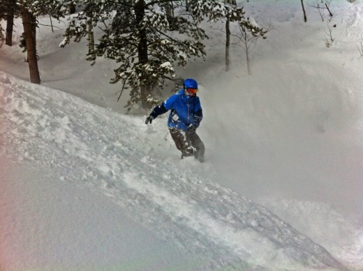 Mike in the powder