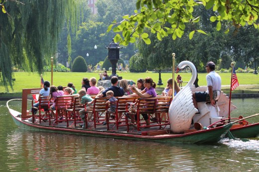 Swan Boats  at the Boston Public Garden