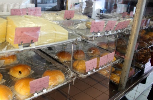 Chinatown Bakery and Deli case