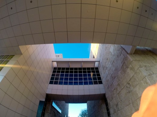 Getty Center Fisheye at Sunset