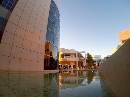 Getty Center Fisheye at Sunset