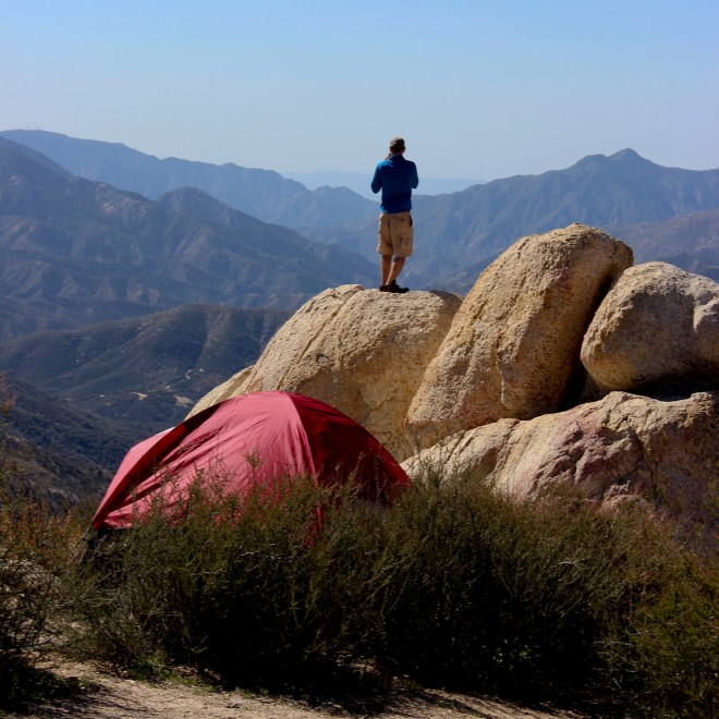 Looking West from Chilao Campground
