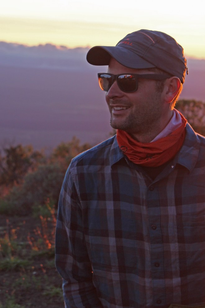 At 9,200' feel in elevation, the Mauna Kea Visitor Station gets cold, time to bundle up!