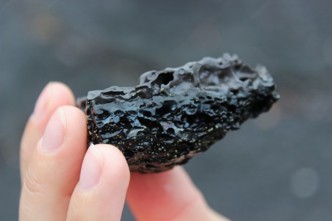 The ground is covered in rocks hinting at a violent and fiery past.